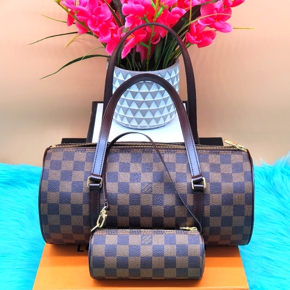AUTHENTIC LOUIS VUITTON Damier Ebene Papillon 30